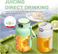1000ML Portable USB Juicer Blender - Fruit Juicing Cup Smoothies, Lemon, and Orange - Ideal Kitchen Tool(3)