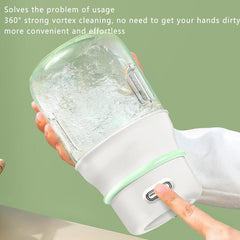 Personal Juicer Cup, Portable Blender with 10 Pcs 304 Stainless Steel Blades, 800 Ml Large Capacity and 19200r/Min Speed, USB Rechargeable and Easy to Clean, for Juice, Shakes, Smoothies