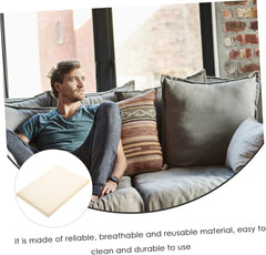 Memory Foam Chair Cushion Replacement Kit for Office Use Breathable and Easy to Clean Inner Sponge Mat Rectangular Shape Comfortable Seat Pad for Long Sitting