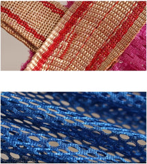 Outdoor Hammock Anti-Rollover Travel Camping Portable Hammock Hanging Chair Outdoor Portable Camping Travel Equipment(Blue)