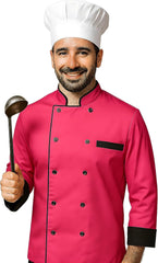 Executive Chef Coat – Double-Breasted Professional Kitchen Jacket