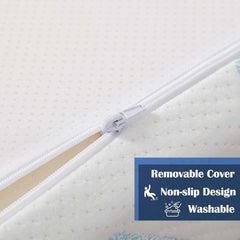 VFD 5 Inch Twin Memory Foam Mattress in a Box, Whales Pattern Medium Feel, CertiPUR-US