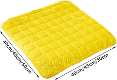 Square Stool Cushions Non-Slip Chair Pads with Ties Dining Chair Cushion Seat Protector for Banquet Kitchen Party Hotel Sofa Comfortable Seat Pads (45x45cm,Navy)