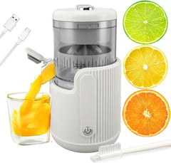 Electric Juicer Machine, Electric Citrus Juicer, Rechargeable Portable Juicer, Leakproof 360 Degree Motor Squeezer for Lemon, Orange, Citrus, Fruit, Vegetable, Cryfoktxgc07khqd6