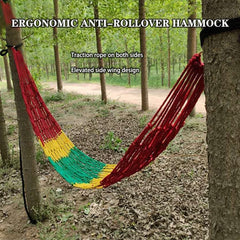 2-Pack Summer Breathable Mesh Hammock, Beach Relaxation Hanging Bed with Storage Bag, for Garden/Travel, Load Bearing 100kg/220.5lbs