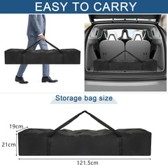 Outvita 6.5x6.5ft Pop Up Canopy Tent, Outdoor Instant Shelter Folding Canopy with Carry Bag for Commercial Events, Party, Backyard BBQ, Camping Blue