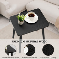 FORAOFUR Side Table, Small End Table Accent Table Living Room Bedroom Balcony Office, Modern Side Table Bedside Table Home Decor, Easy Assembly