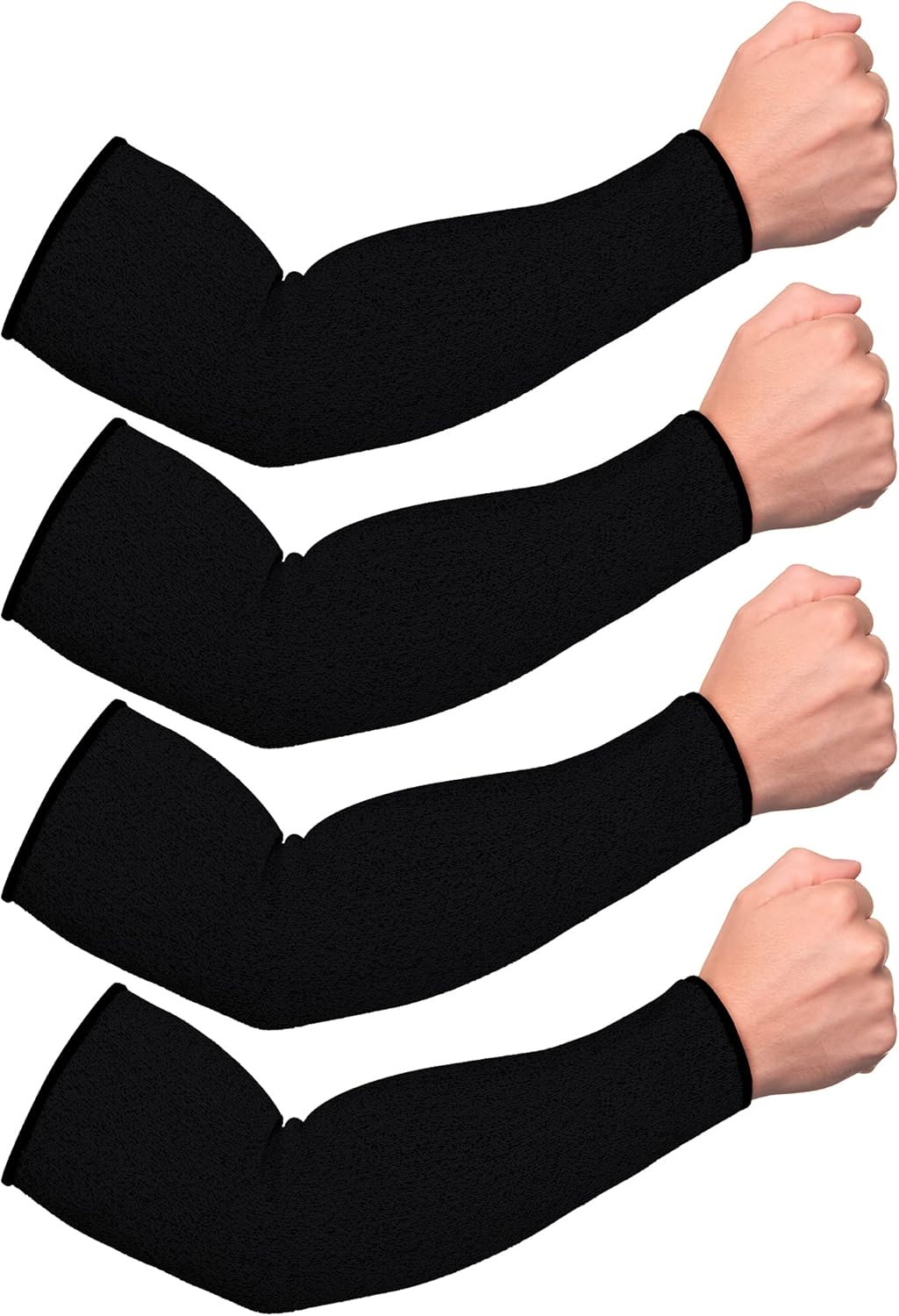 Geyoga 2 Pairs Forearm Sleeve for Men Women Arm Protectors for Thin Skin and Bruising Cut Dog Bite Resistant