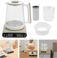 Electric Tea Kettle, 1.8 L Glass Electric Kettle with Infuser, Temperature Control, Electric Tea Pot, Automatic Shut Off, 24 H Keep Warm for Coffee and Boiling Water