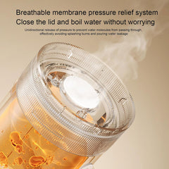 Zopsc Portable Electric Kettle Travel Electric Kettle Cordless Water Boiler 350ml 27000mAh Fast Heating in 10 Minutes with Smart Temperature Control for Outdoor Camping Hiking Travel