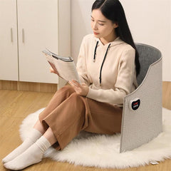 Portable Electric Heater for Home Foldable Under Desk Foot and Leg Warmer 360° Surround Heating with 5 Speed Adjustment(Blue)