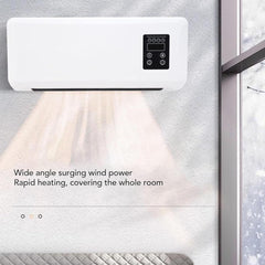 Wall mounted heater and dual-purpose normal air, portable intelligent heater, wall mounted heater with remote control, air-cooled heater for bedroom and living room