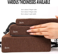 Square Bar Stool Cushion Set of 2 - 14x14/15*15/12*12 Thick 5/8cm Dining & Kitchen Chair Pads