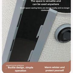 Under Desk Foot Warmer with Insulated Lid Quiet Portable Leg Heater Under for Legs Feet Compact Heater(Pink With lid)