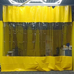 Transparent Tarp Curtains, Clear Waterproof Tarpaulin Side Panels, PVC Plastic Tarp, Partition Rain Curtains, Protective Tarpaulin for Garden Pergola Gazebo Garage,W×H-4×2.5m(13.1 * 8.2ft)