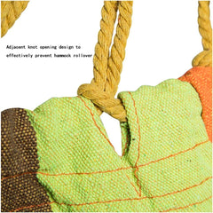 Camping Hammock, Hammock Lightweight and Easy to Accommodate Single Swing Indoor and Outdoor Aerial Tent Outdoor Beach Camping Picnic BBQ Leisure Thicken Hanging Chair(Blue)