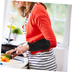 Alipis 4 Pairs Reusable Oil Oversleeves for Kitchen Cleaning Arm Sleeves with Elastic for Cooking Dishwashing Gardening and Household Work
