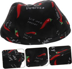 Chili Pepper Chef Hat Creative Working Cap for Waiters Chefs Comfortable Design for Kitchen Use Keeps Hair Secure for Food Service Professionals