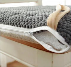 Habrur Chair Cushions Seat Cushions Kitchen Dining Chair Cushions Tufted Chair Pads with Ties Simple Cushion Removable and Washable Breathable Chair Pads Seat Pads (Color : G, Size : 40x40cm)