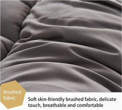 Japanese Floor Mattress, Foldable Futon Sofa Bed Single Folding Floor Mattress, Thick Tatami for Home Dormitory,Grey,Full (120x200cm)