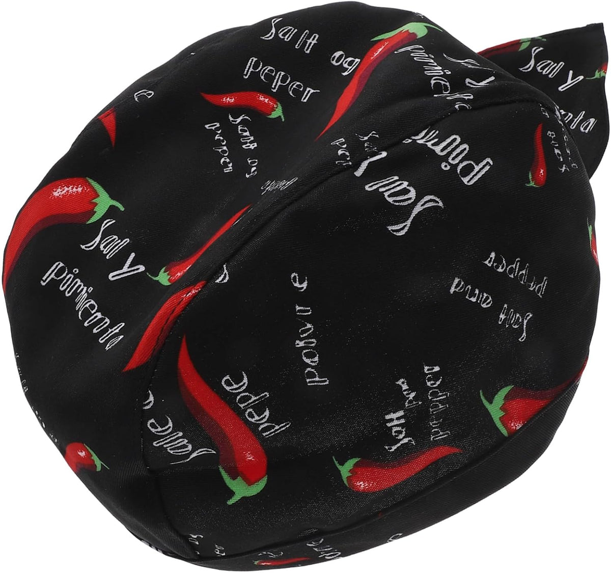 Healifty Creative Chili Design Chef Hat Comfortable Kitchen Working Cap for Waiters Chefs Restaurant Cooking Uniform