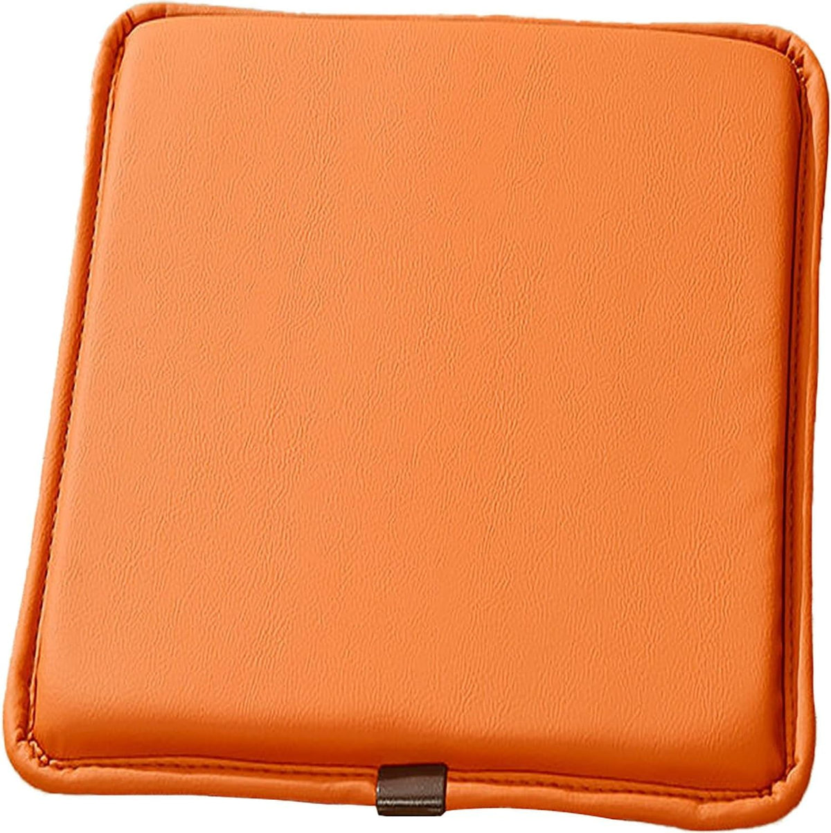 Bar Stool Cushion Square with Ties 11/12/13/14/16/18/20 in, PU Leather Chair Cushion Textured Barstool Pad - Seat Cushion for Office, Kitchen, and Dining Room Chairs(5,28x3cm/11x1.2in)