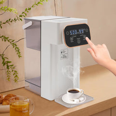 Electric Kettles 3L/101.44oz Instant Hot Water Dispenser for Quick Heating and Outputting with Filter Water Dispenser Suitable for Homes, Offices, Schools, and Restaurants (White)