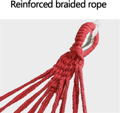 Camping Hammock, Brazil Elegant Hammock Portable Hammock with Light Travel Bag, for Camping, Terrace, Backyard, Porch, Courtyard Beach Outdoor and Indoor use(190 * 150cm)