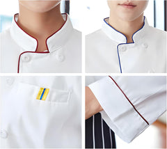 Custom Chef Jacket Long Sleeve Personalized Chef Coat Embroidered Restaurant Kitchen Chef Uniform Unisex