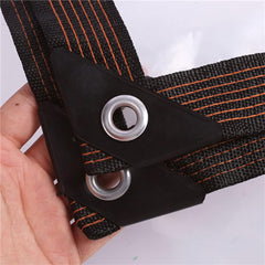 Transparent Tarpaulin Waterproof Fold Vinyl Sheeting Easy to Install Clear Curtain Pergola, for Gazebo, Courtyard, Can be Customized (Color : Clear, Size : 4x5m/13.2x16.5ft)