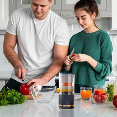 Automatic Separation Juicer,Electric Citrus Juicer,Portable Citrus Juice Press,Easy to Clean,Easy to Use, 401ml-600ml,For Lime, Orange, Grapefruit(A)