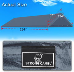 10' x 20' Upgraded Carport Canopy Top Replacement Cover for Car Garage Shelter Tent Party Tent with Ball Bungees 180g Heavy Duty Tarp (Only Cover, Frame is not Includ) (White, 12 x 20ft)