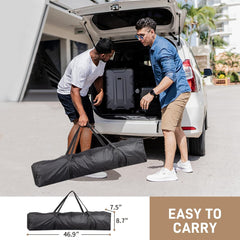 Instant Setup Gazebo,10x10ft Pop Up Canopy Tent with 2Windows&2Doors, Outdoor Instant Shelter Folding Canopy with Carry Bag for Commercial Events, Party, Backyard BBQ, Camping (Khaki)