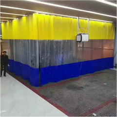 Outdoor PVC Tarpaulin Curtains Transparent Pergola Side Panels Workshop Curtains for Gazebo, Garage, Outdoor, 65 Size, can Be Customized (Color : Clear, Size : 6.89x8.2ft/2.1x2.5m)