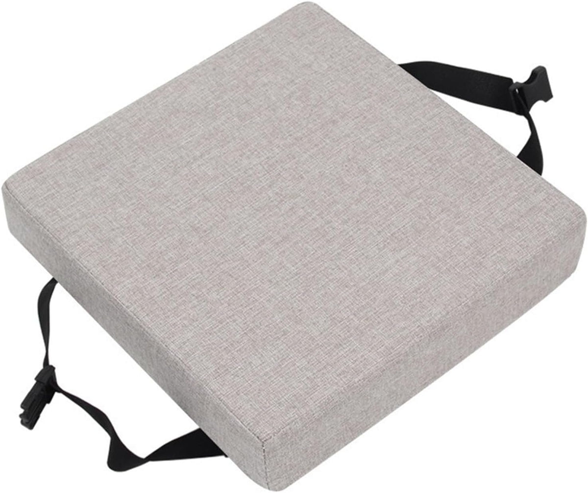 Stool Cushion Square with Ties 11/12/14/16 in,Non-Slip Bar Stool Cushion Square Seat Cushion with Machine Washable Cover Chair Seat Cushion Textured Barstool Pad(#7,30x30x8cm/12x12x3in)