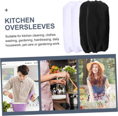 4pairs Arm Oversleeves for Cooking and Cleaning Reusable Protective Oversleeves for Dish Washing and Kitchen Work for Men and Women