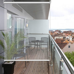 Roller Shade Blind Outdoor Door Windows Clear Roller Blinds, Waterproof Transparent Roller Shade for Outdoor Indoor, Gazebo Pergola Clear Roll-up Blinds/Screen, Easy to Install 60/80/100/120/14