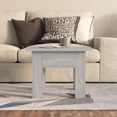 Coffee Table,Sofa Table Dinner Table Storage Table Side Table End Tables with Storage Function Suitable for Living Room Tea Room Office Smoked Oak 21.7"x21.7"x16.5" Engineered Wood