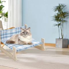 Cat Hammock Bed Removable Elevated Dog Pet Hammock Bed Beach Chair Soft Comfortable for Indoor Outdoor Cat Small Pets