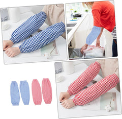 2 pairs Multi Function Arm Oversleeves Reusable Oilproof Arm Covers Convenient Cooking Sleeves Stain Resistant Protective Oversleeves Assorted