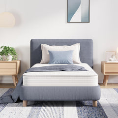 Avenco Twin XL Mattress, 8 inch Twin Size Mattresses with Individual Pocket Spring, Mattress for Kid Bunk Bed, Toddler and Trundle Bed,Certified Safe Foams Mattresses in a Box