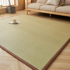 Japanese Traditional Tatami Mattress,Floor Mattress, Natural Rattan Floor Tatami Futon Mattres,Meditation Mats for Floor,Breathable Summer Futonfor Sleeping, Sitting, Yoga, Relaxing(Khaki,120x190cm)