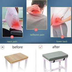 Square Bar Stool Cushion Set of 2 - 14x14/15*15/12*12 Thick 5/8cm Dining & Kitchen Chair Pads