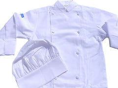 Chef Set Outfit for Children incl Jacket Apron and Hat White not a toy Real Uniform Dress like a PRO