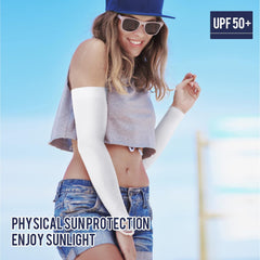GOUNOD Arm Sleeves for Sun Protection with UV Cover - Cooling Tattoo Cover Up Sleeves for Working Out, Football