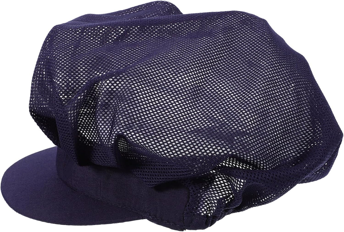 Alipis Breathable Cotton Chef Hat Unisex Elastic Kitchen Cooking Cap for Chefs Waiters Soft Dustproof Restaurant Food Service Cap Comfortable Black