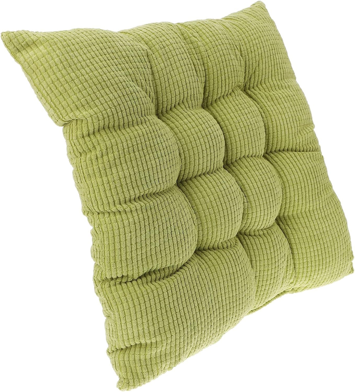 Ergonomic Back Pain Relief Chair Cushion Square Tatami Seat Mat Thickened Cotton Corduroy Pad for Bench Light