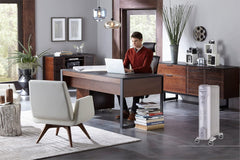 Optimus Portable 7 Fins Oil Filled Radiator Heater, Silver