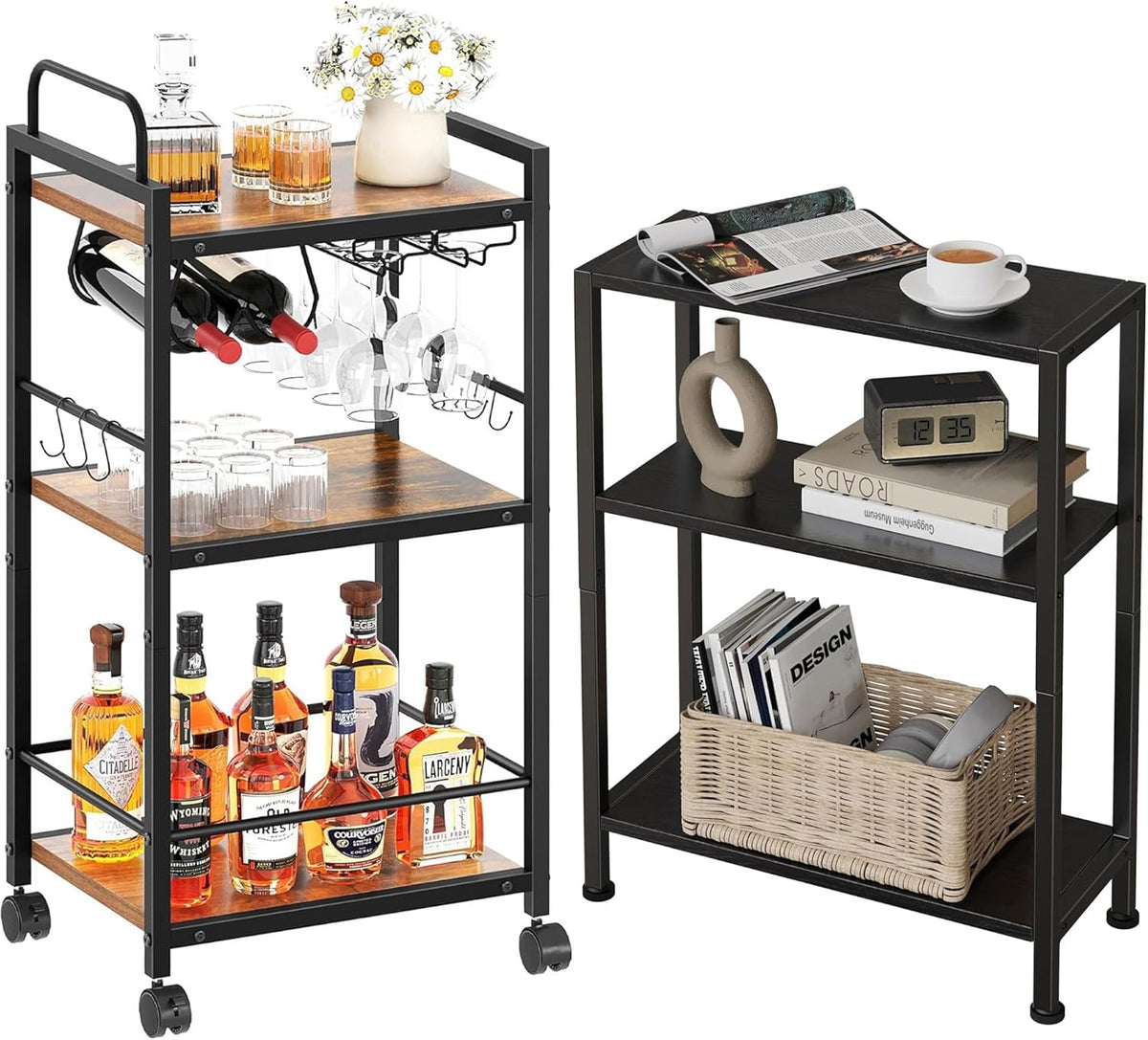 Bar Cart for The Home & 3-Tier Side Table