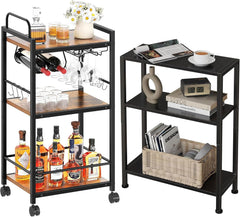Bar Cart for The Home & 3-Tier Side Table